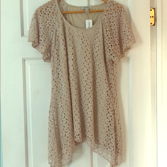 Dress Barn Tops - Dressbarn Beige Knit Top Dress Barn Tops - Dressbarn Beige Knit Top